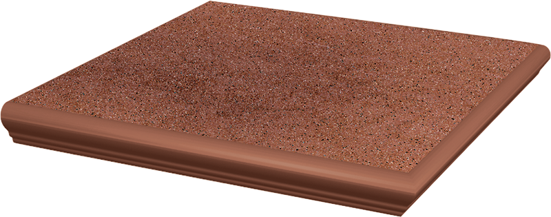 Paradyz Taurus Brown lépcsőlap 33 x 33