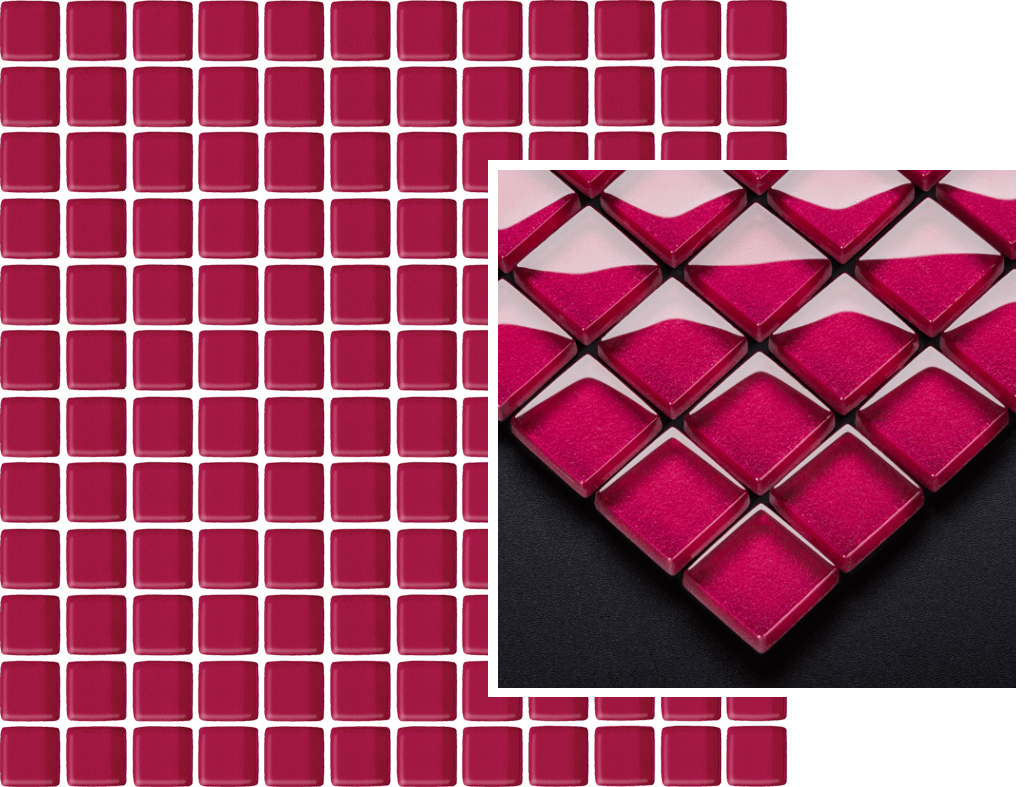 Paradyz Uniwersalna Bordo mozaik 29,8 x 29,8