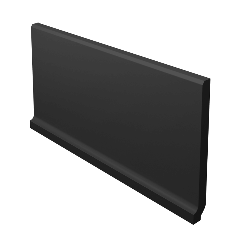 Paradyz Bazo Nero Monokolor Mat lábazati elem 9 x 30