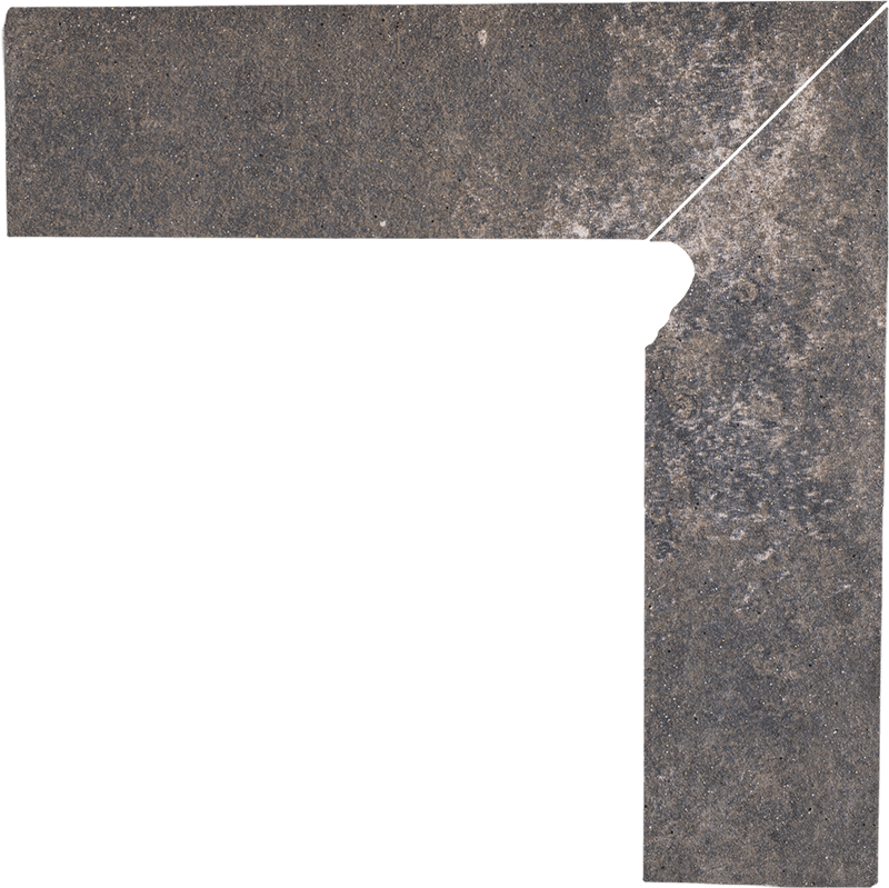 Paradyz Viano Antracite Prawy lábazati elem 8,1 x 30