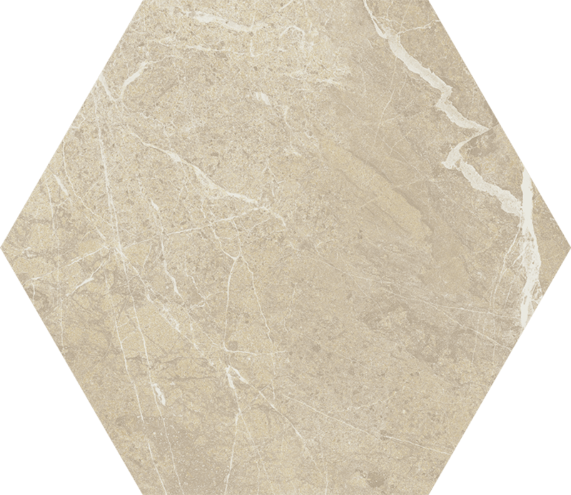 Paradyz My Way Tosi Beige Hexagon Poler padlódekor 17,1 x 19,8