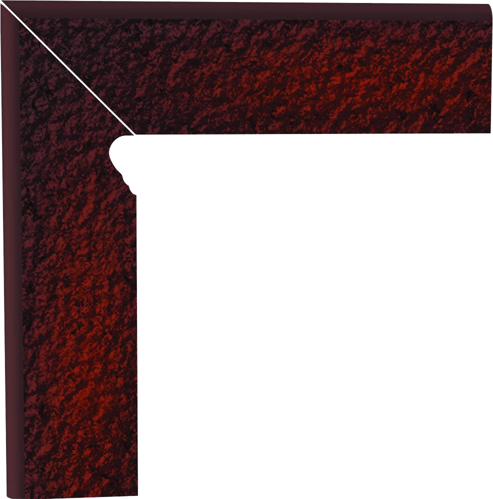 Paradyz Cloud Brown Duro lábazati elem 8 x 30