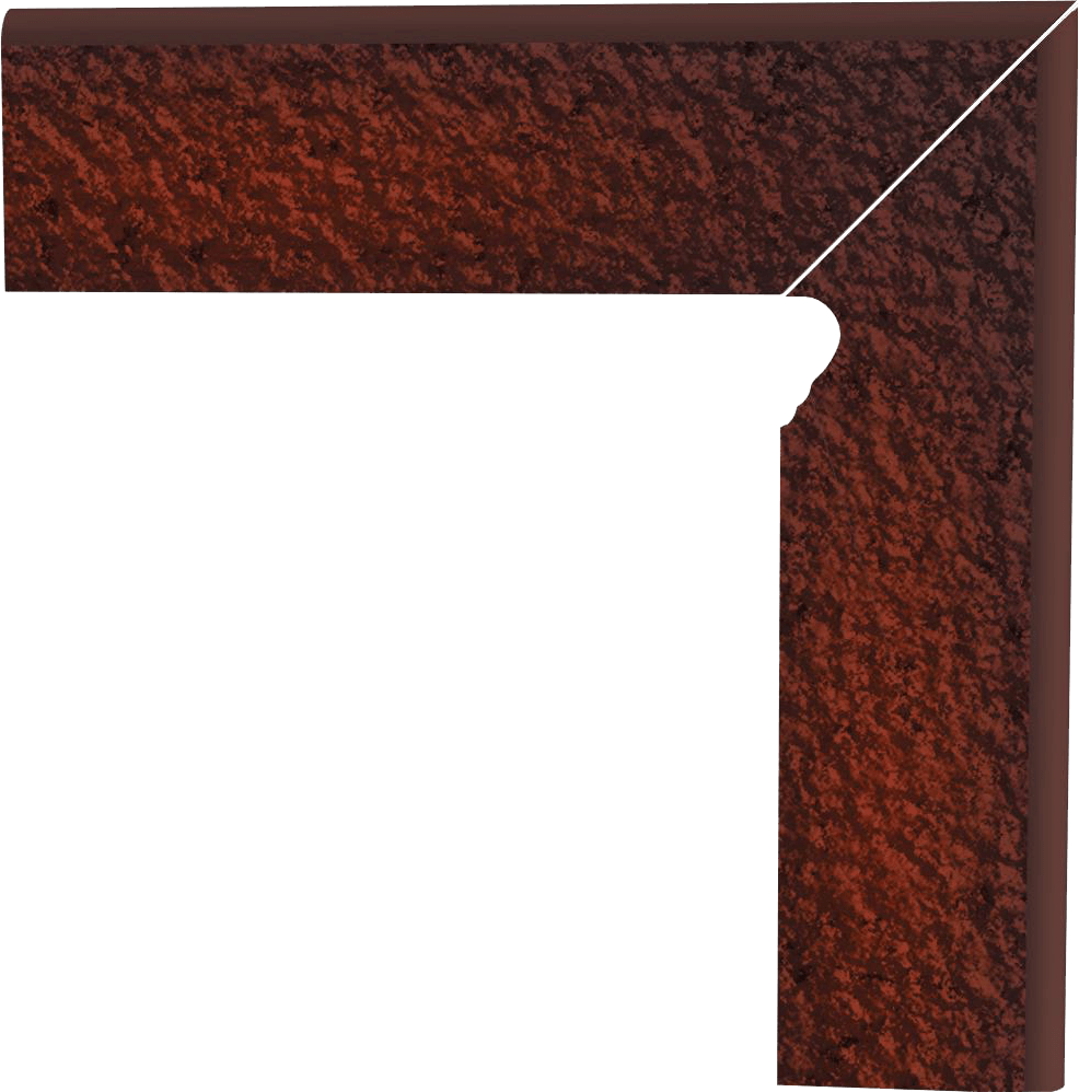 Paradyz Cloud Brown Duro lábazati elem 8 x 30