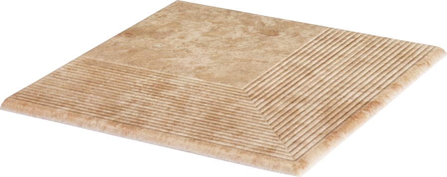 Paradyz Ilario Beige Stopnica Narozna lépcsőlap 30 x 30
