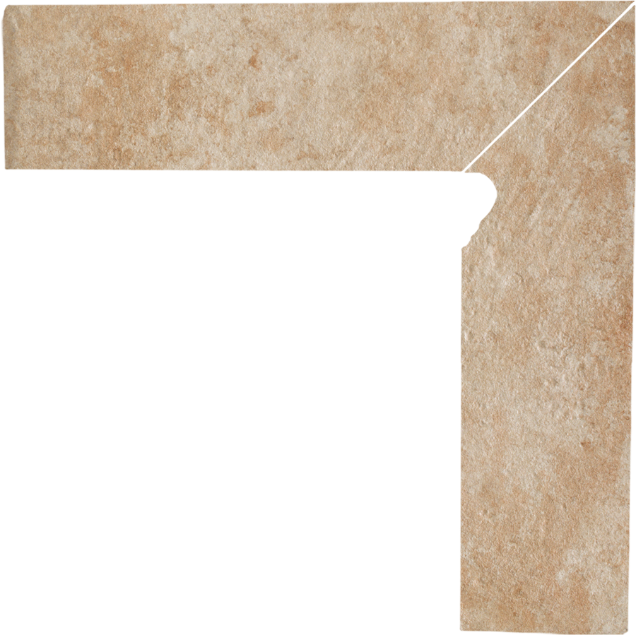 Paradyz Ilario Beige Cokol Prawy lábazati elem 8,1 x 30