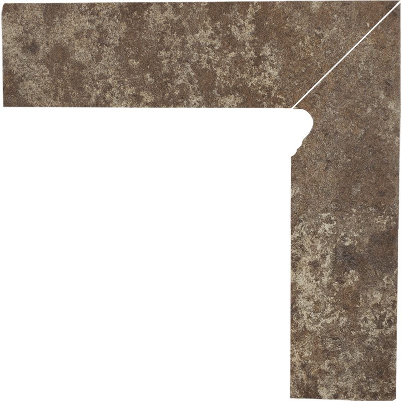 Paradyz Ilario Brown Cokol Prawy lábazati elem 8,1 x 30