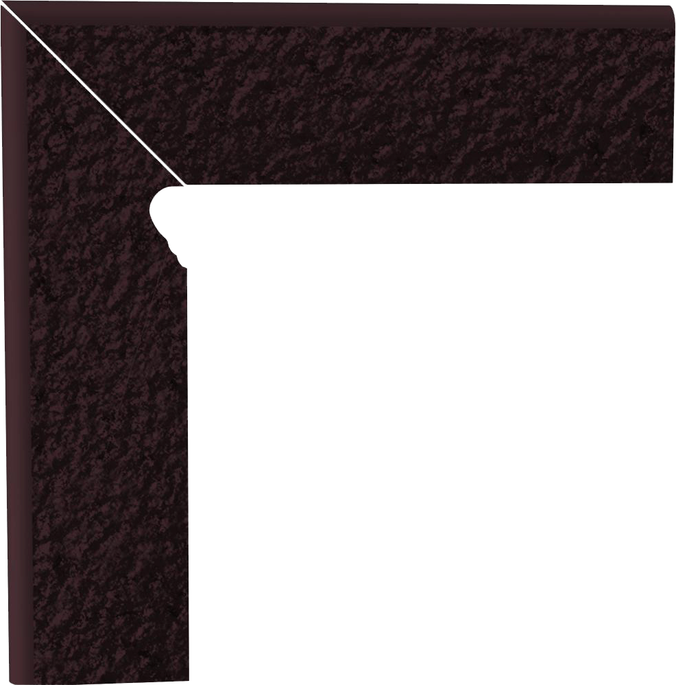 Paradyz Natural Brown Lewy Duro lábazati elem 8 x 30