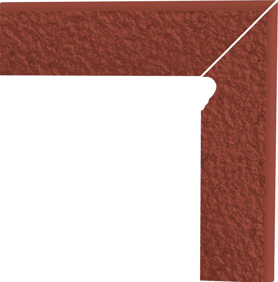 Paradyz Natural Rosa Prawy Duro lábazati elem 8 x 30