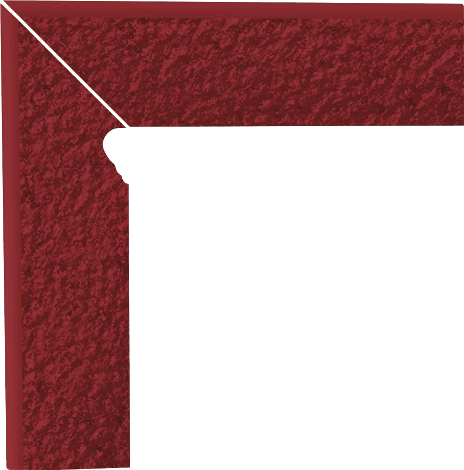 Paradyz Natural Rosa Lewy Duro lábazati elem 8 x 30