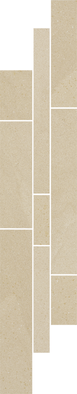 Paradyz Rockstone Beige Mix padlódekor 14,3 x 71