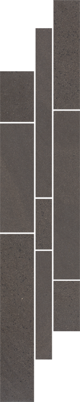 Paradyz Rockstone Umbra Mix padlódekor 14,3 x 71