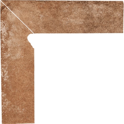 Paradyz Scandiano Rosso Lewy lábazati elem 8,1 x 30