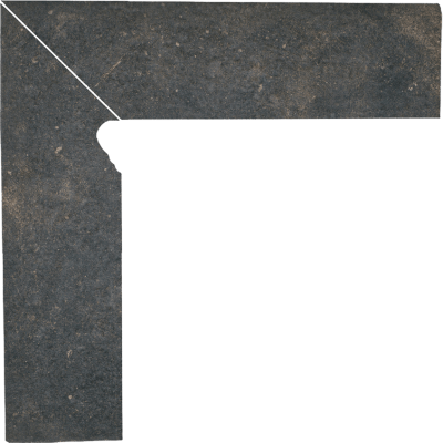 Paradyz Scandiano Brown Lewy lábazati elem 8,1 x 30