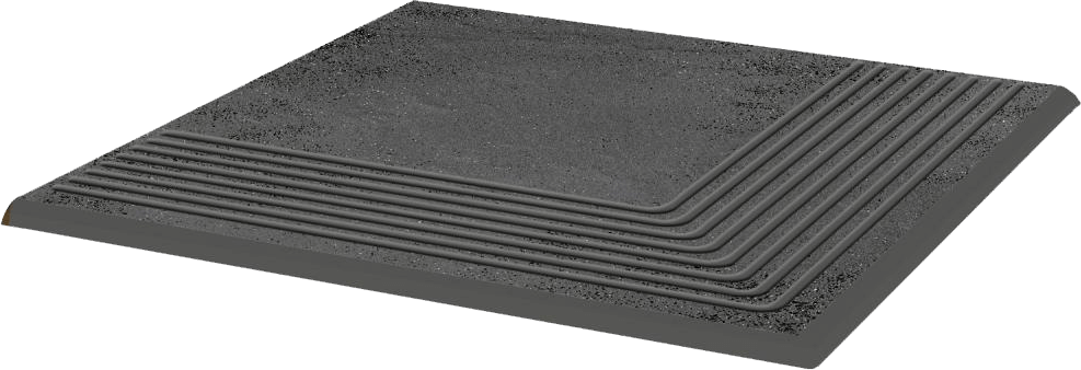 Paradyz Semir Grafit Stopnica Narozna lépcsőlap 30 x 30