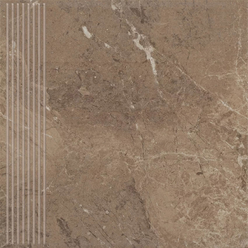 Paradyz Track Brown lépcsőlap 30x30 cm