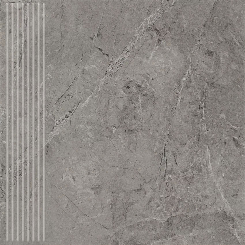 Paradyz Track Grafit lépcsőlap 30x30 cm