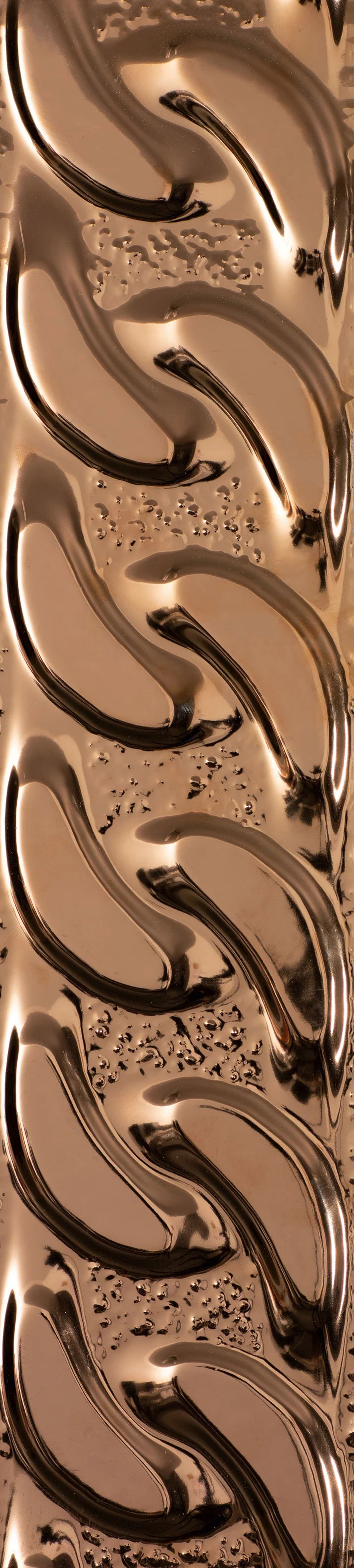 Paradyz Fashion Spirit Copper Str Pol dekorcsík 9x39,8 cm