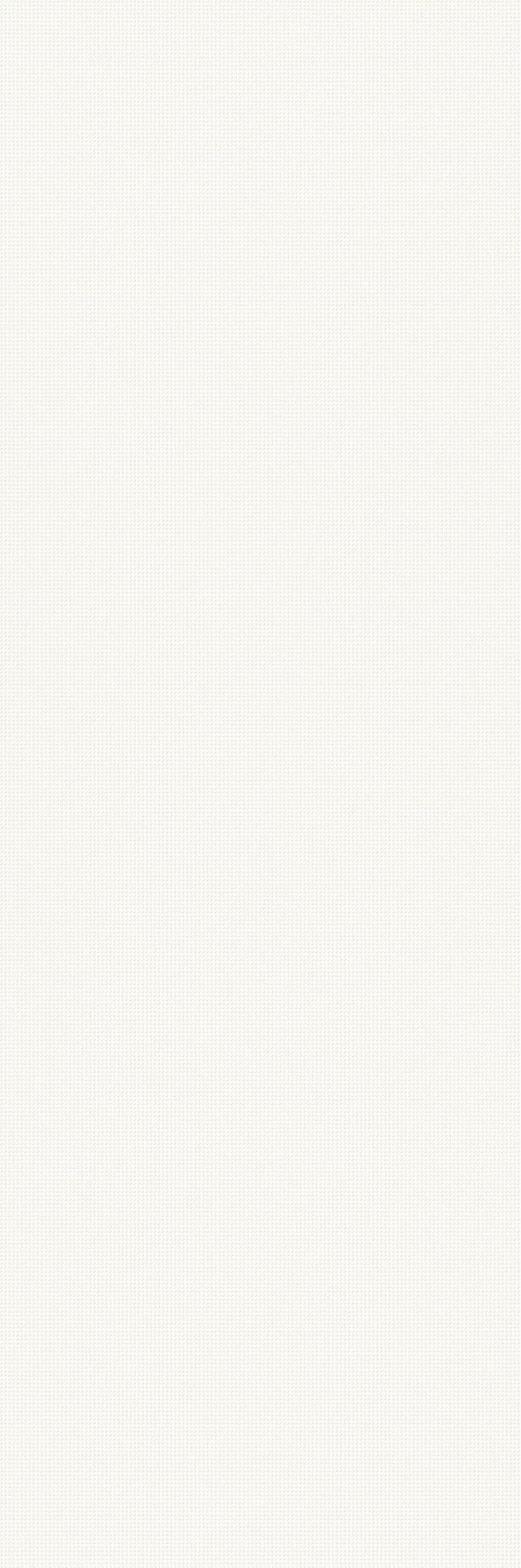 Paradyz Noisy Whisper White dekorcsempe 39,8x119,8 cm