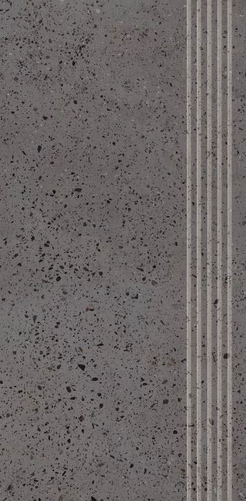 Paradyz Industrialdust Grafit Mat lépcsőlap 29,8x59,8 cm