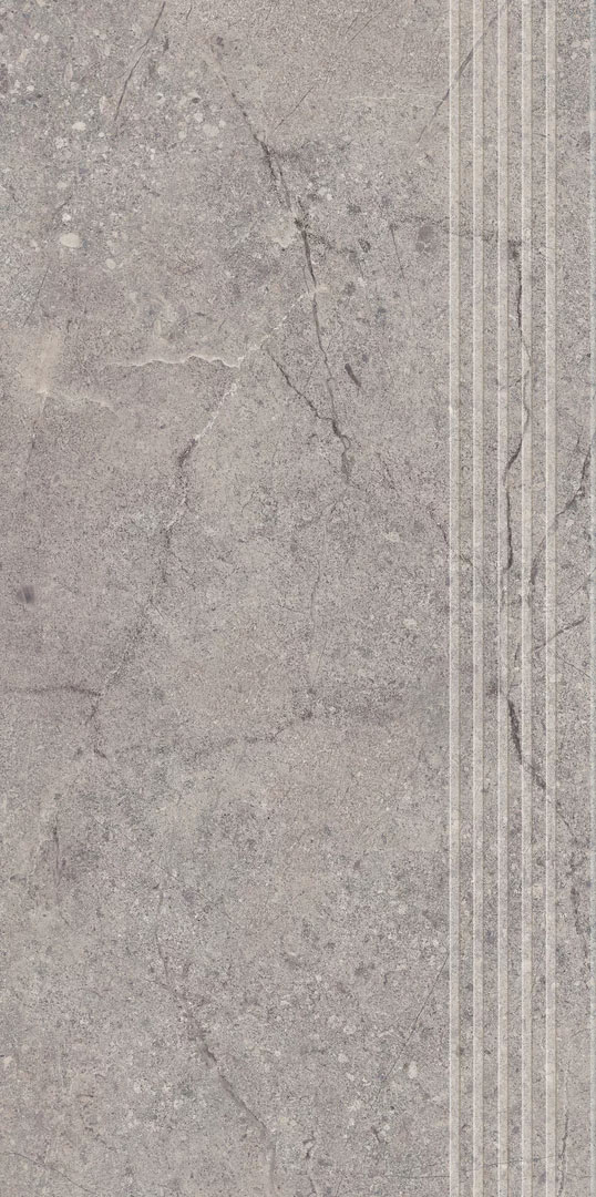 Paradyz Sunnydust Grys Mat lépcsőlap 29,8x59,8 cm