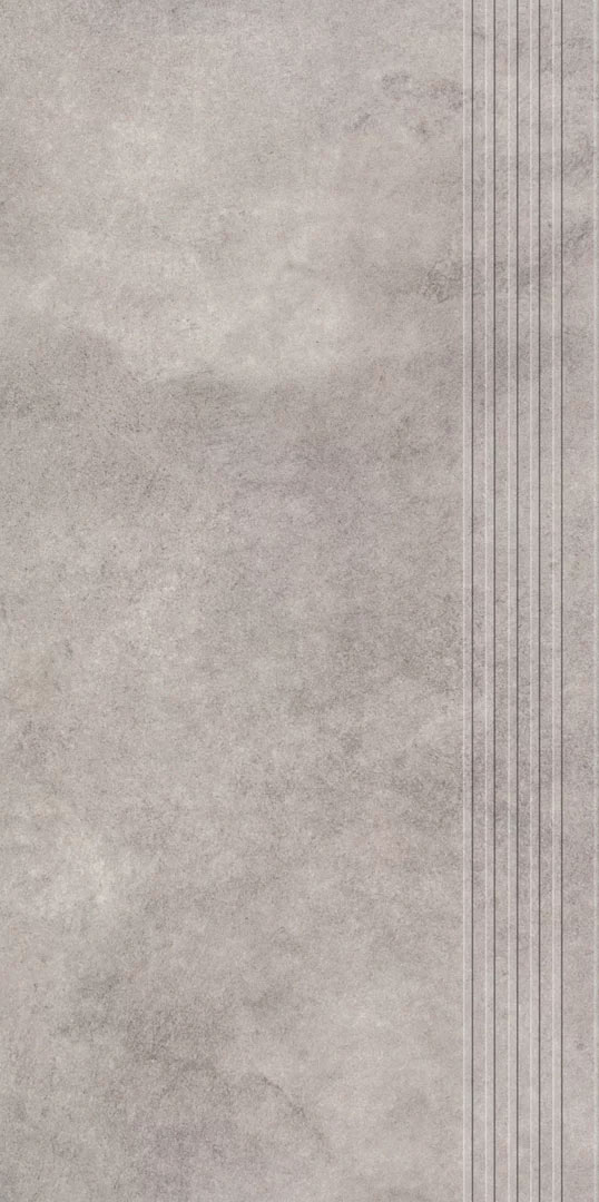 Paradyz Magnetik Grys Prosta Pol lépcsőlap 29,8x59,8 cm