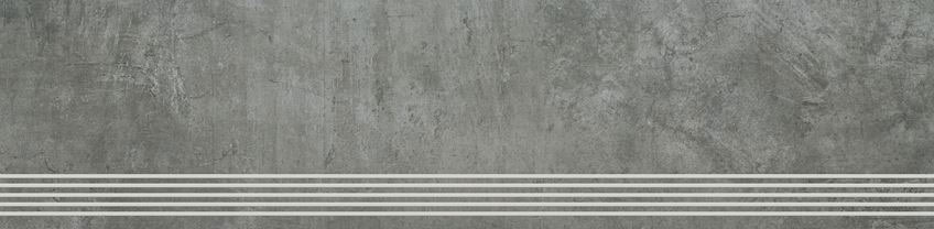 Paradyz Scratch Nero Mat lépcsőlap 29,8x119,8 cm