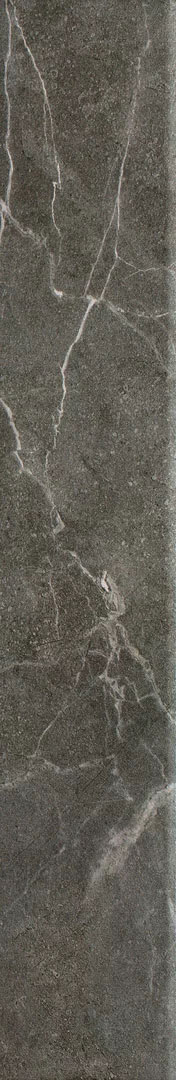 Paradyz Ibis Antracite Mat lábazati elem 9,8x60 cm