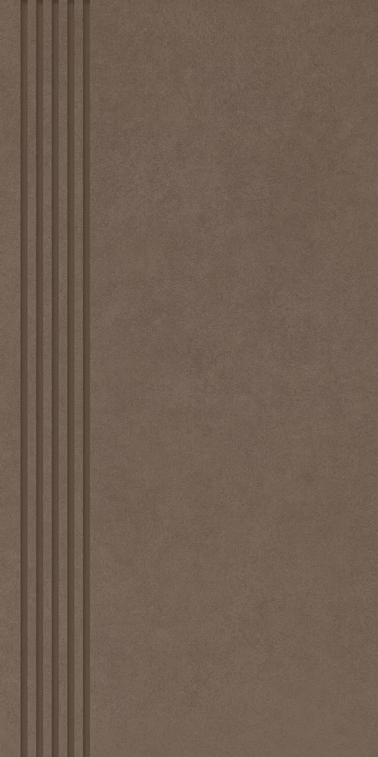 Paradyz Intero Brown Matt lépcsőlap 29,8x59,8 cm