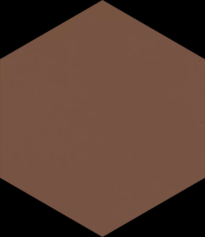 Paradyz Modernizm Brown Mat padlólap 19,8x17,1 cm
