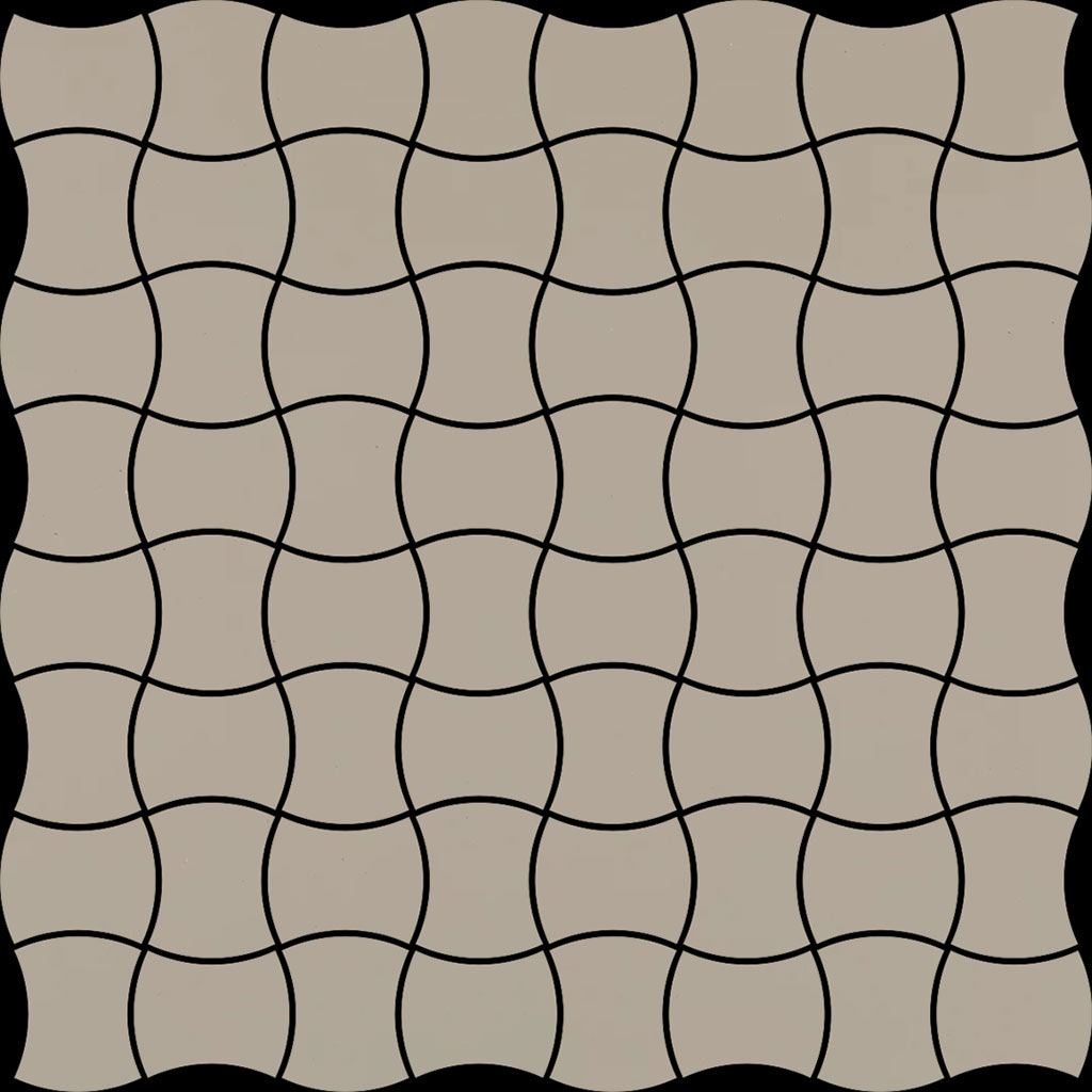 Paradyz Modernizm Grys mozaik 30x8x30,8 cm