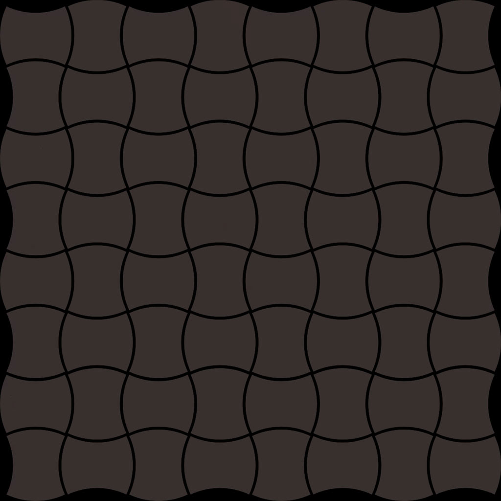 Paradyz Modernizm Nero mozaik 30x8x30,8 cm