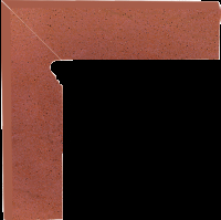 Paradyz Taurus Rosa Lewy lábazati elem 8,1 x 30