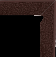 Paradyz Natural Brown Prawy Duro lábazati elem 8 x 30