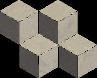 Paradyz Rockstone Antracite Mix mozaik 20,4 x 23,8