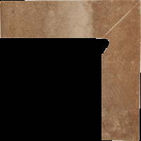 Paradyz Scandiano Rosso Prawy lábazati elem 8,1 x 30