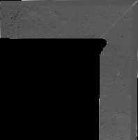 Paradyz Semir Grafit Prawy lábazati elem 8 x 30