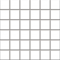 Paradyz mozaik Paradyz Altea Bianco 4,8 x 4,8 mozaik