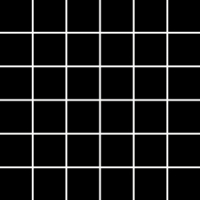 Paradyz mozaik Paradyz Albir Nero matt 4,8 x 4,8 mozaik