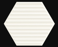 Paradyz Woodskin Bianco Heksagon Struktura B falicsempe 19,8 x 17,1