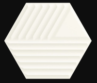 Paradyz Woodskin Bianco Heksagon Struktura C falicsempe 19,8 x 17,1