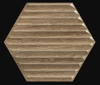 Paradyz Woodskin Wood Heksagon Struktura B falicsempe 19,8 x 17,1