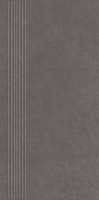 Paradyz Intero Grafit Mat lépcsőlap 29,8x59,8 cm