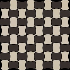 Paradyz Modernizm Nero Mix C mozaik 30x8x30,8 cm